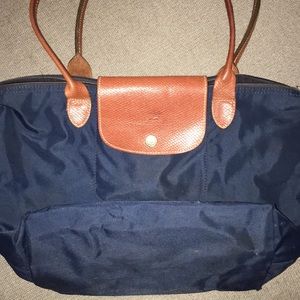 Longchamp navy tote